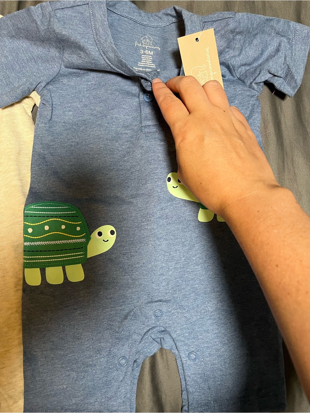 Baby Boy Summer Rompers - Picture 2 of 4